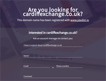 Tablet Screenshot of cardiffexchange.co.uk